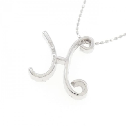 Dây chuyền kim cương chữ H K18WG/750WG 0.25CT - Hàng hiệu Authentic 859020