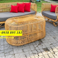 Sofa mây tự nhiên phòng khách bảo hành 12 tháng 365795