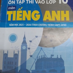 Sách Tiếng Anh ôn thi vào lớp 10  theo chương trình GDPT 2018