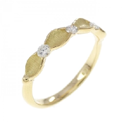 Nhẫn kim cương K18YG 0.13CT - Hàng hiệu Authentic