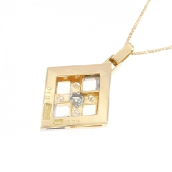 K18YG/PT900 Dây chuyền kim cương 0.10CT - Hàng hiệu Chính hãng 861037