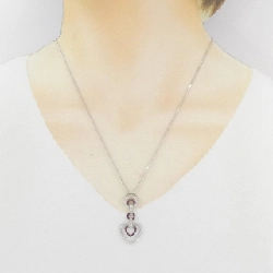 K18WG/K18BG Dây chuyền hình trái tim Ruby - Hàng hiệu Chính hãng 859949