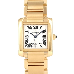 Cartier Tank Française LM YG W50001R2 YG tự động - Hàng hiệu chính hãng