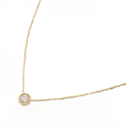 K18YG Solitaire Dây chuyền kim cương 0.50CT - Hàng hiệu Chính hãng 859197
