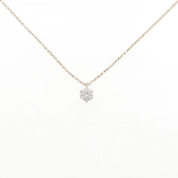 K18PG Solitaire Dây chuyền kim cương 0.305CT - Hàng hiệu Chính hãng