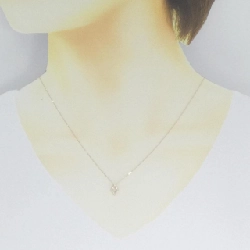 Dây chuyền kim cương K18YG 0.10CT - Hàng hiệu Chính hãng 860154