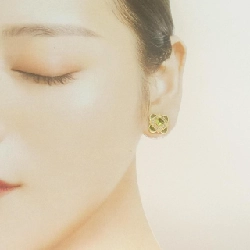 K18YG Peridot Bông tai - Hàng hiệu Chính hãng 867853