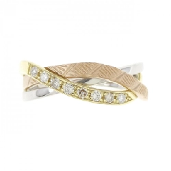 Nhẫn kim cương K18YG/PT/K18PG 0.11CT - Hàng hiệu Authentic 856650