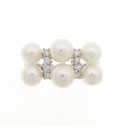 Nhẫn ngọc trai Akoya K18WG 667414