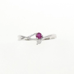 Nhẫn Ruby K14WG 667462