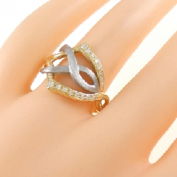 Nhẫn kim cương K18YG/K18WG 0.11CT - Hàng hiệu Authentic 849733