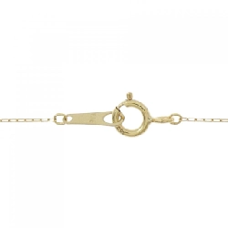 K18YG Solitaire Dây chuyền kim cương 0.27CT - Hàng hiệu Chính hãng 861244