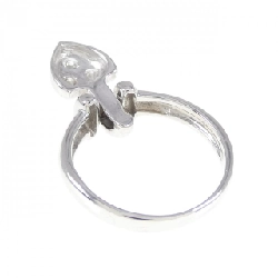 Nhẫn ngón út kim cương K18WG 0.15CT 670503