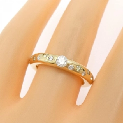 Nhẫn kim cương K18YG 0.157CT - Hàng hiệu Authentic 852086