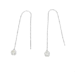 K18WG Bông tai kim cương 0.42CT - Hàng hiệu Chính hãng 870110