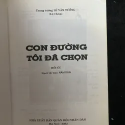 Con đường tôi đã chọn của Trung tướng Lê Văn Tưởng.      1036171