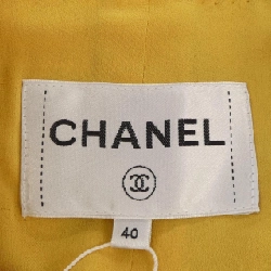 【Mã giảm giá】Áo khoác không cổ CHANEL 640076