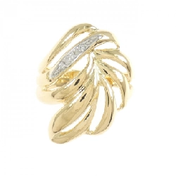 Nhẫn kim cương K18YG/PT900 - Hàng hiệu Authentic 854627