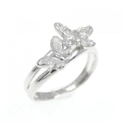 Nhẫn kim cương bướm K18WG 0.04CT