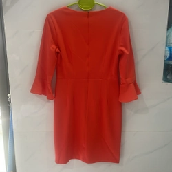 Đầm công sở màu cam hiệu Maggy London sz 4US 470464