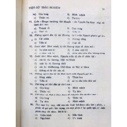 Câu hỏi trắc nghiệm sử địa công dân - Lê Kim Ngân ( luyện thi tú tài I ban abcd ) 137548