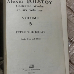 Alexei TOLSTOY -PETER THE GREAT - Progress Publishers Moscow- SÁCH IN TẠI NGA 539651