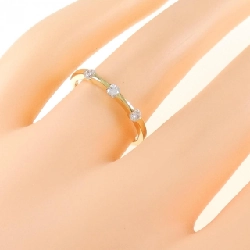 Nhẫn kim cương K18YG 0.15CT 673655