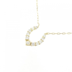 Dây chuyền kim cương K18YG 0.10CT - Hàng hiệu Chính hãng 864089