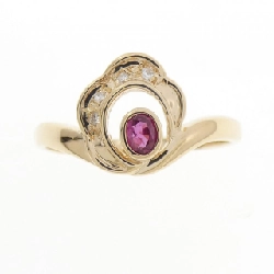 Nhẫn Ruby K18YG 0.10CT - Hàng hiệu Chính hãng 850120