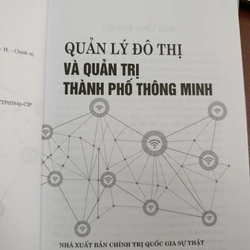QUẢN LÝ ĐÔ THỊ VÀ QUẢN TRỊ THÀNH PHỐ THÔNG MINH 543879