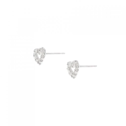 K18WG Bông tai hình trái tim kim cương 0.20CT - Hàng hiệu Chính hãng 867112