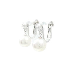 Bông tai ngọc trai Akoya K18WG 8.7mm - Hàng hiệu Chính hãng 874270