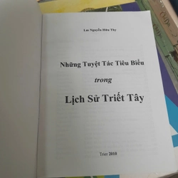 NHỮNG TUYỆT TÁC TIÊU BIỂU TRONG LỊCH SỬ TRIẾT TÂY - NGUYỄN HỮU THY 534264