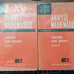 2 sách Toán tiếng nước ngoài - Analyse Mathémmatique 888057