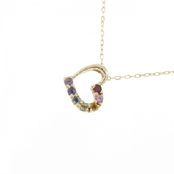 K10YG Mặt Dây Chuyền Hình Trái Tim Đá Màu - Hàng hiệu Chính Hãng 861527