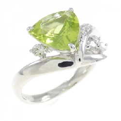 Nhẫn Peridot K18WG 1.39CT - Hàng hiệu Chính hãng