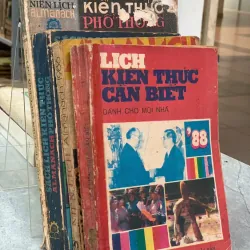 SÁCH LỊCH KIẾN THỨC (1983, 1985, 1986, 1988) - NHIỀU TÁC GIẢ 718601