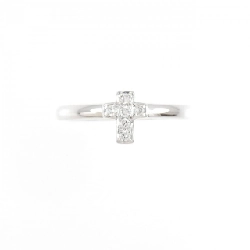 Nhẫn kim cương K18WG chéo 0.05CT - Hàng hiệu chính hãng 856147