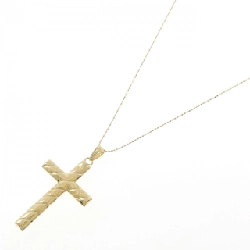 K18YG Dây chuyền hình chữ thập - Hàng hiệu Chính hãng 860383