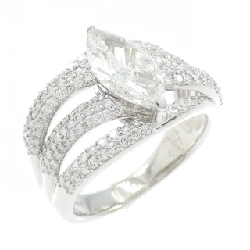 Nhẫn kim cương PT900 1.518CT F SI2 cắt Marquise - Hàng hiệu Chính hãng