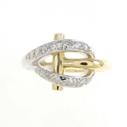 Nhẫn kim cương 750YG/750WG 0.125CT 672779