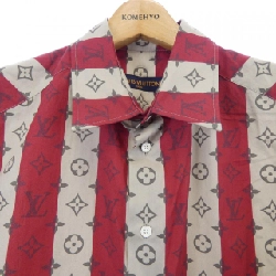 Áo sơ mi ngắn tay Louis Vuitton Monogram Trunk Stripe NIGO phiên bản giới hạn Nhật Bản HMS05WJB8 - Hàng hiệu Authentic 893038