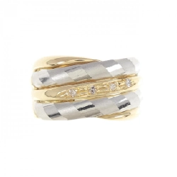 Nhẫn kim cương K18YG/PT 671554