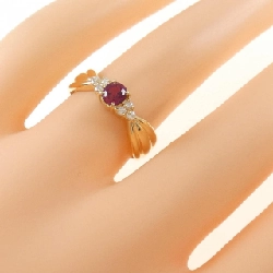 Nhẫn ruby K18YG 670345