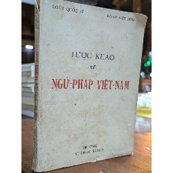 Lược Khảo Về Ngữ Pháp Việt Nam - Doãn Quốc Sỹ & Đoàn Viết Bửu 191561