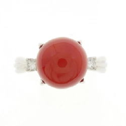 Nhẫn san hô PT900 8.8mm 672270