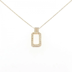 K18YG Dây chuyền kim cương 0.33CT - Hàng hiệu Chính hãng