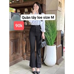 Quần tây ống loe màu đen 83476