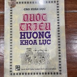 Quốc triều Hương Khoa Lục - Cao Xuân Dục (6)