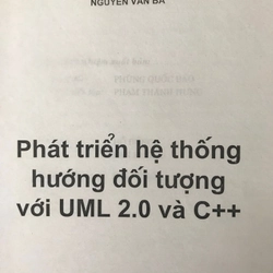 PHÁT TRIỂN HỆ THỐNG HƯỚNG ĐỐI TƯỢNG VỚI UML 2.0 VÀ C++(Nhúng C++) 488042